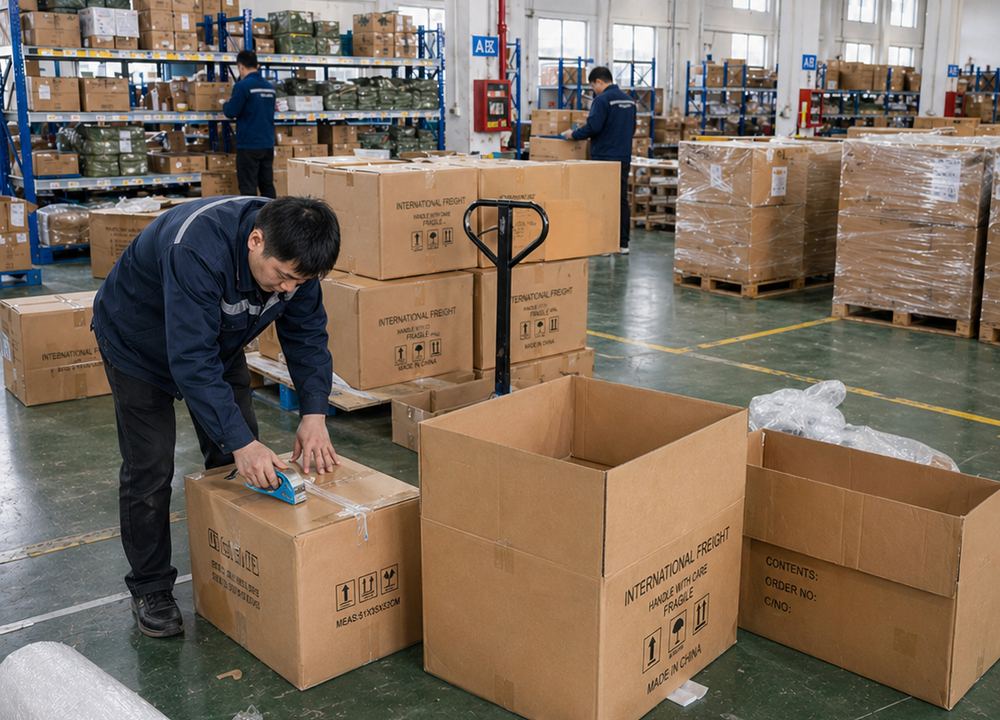 Packing and inspection support